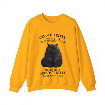 Annoyed Kitty Crewneck Sweatshirt