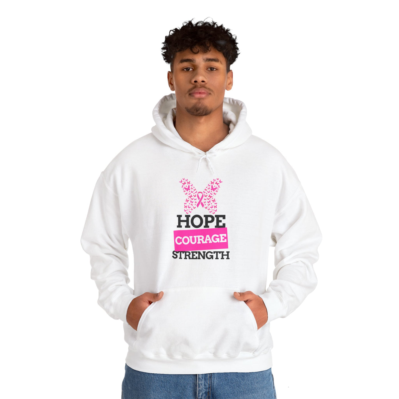 Hope.Courage.Strength Hooded Sweatshirt