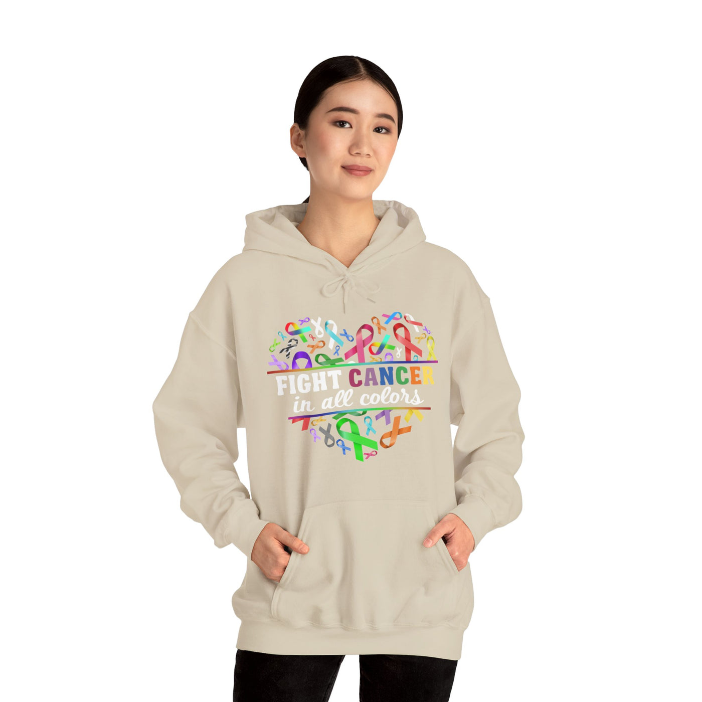 Fight in all colors Hooded Sweatshirt