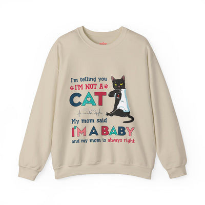 Cat Baby Crewneck Sweatshirt