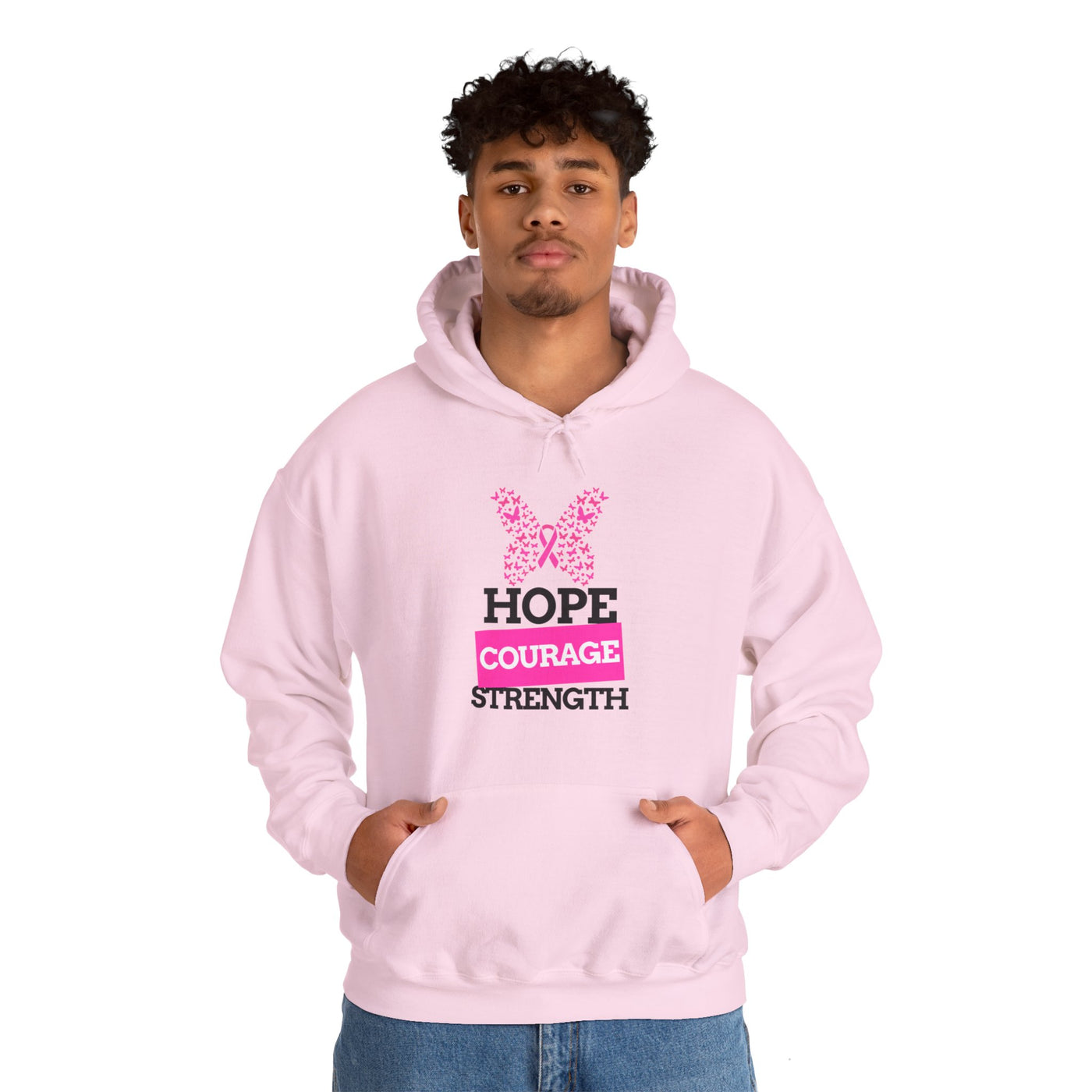 Hope.Courage.Strength Hooded Sweatshirt