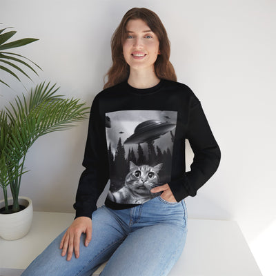 Cat Selfie Crewneck Sweatshirt