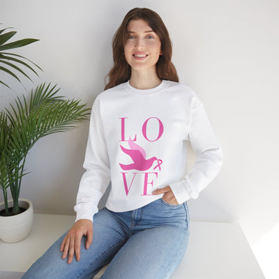 Pink Dove Crewneck Sweatshirt