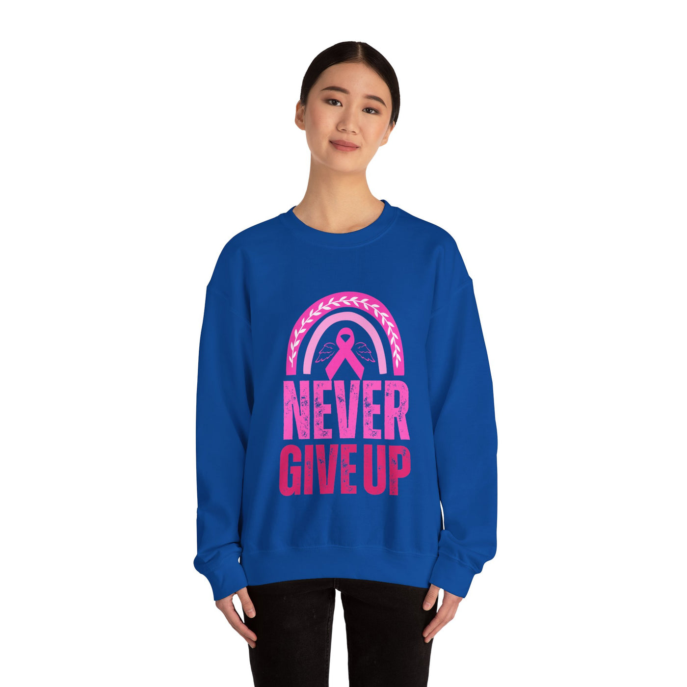 Never Give Up Crewneck Sweatshirt