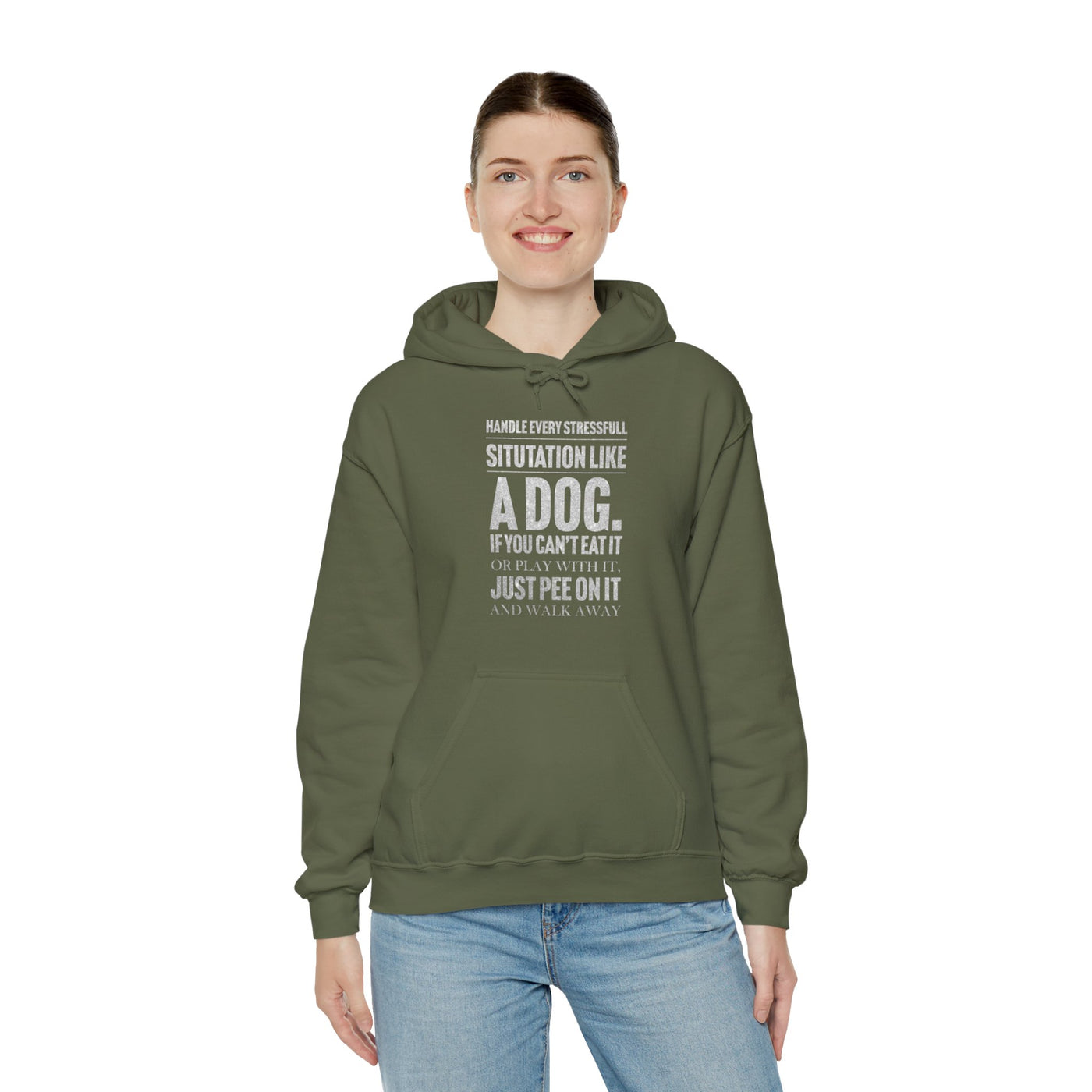 Handle every stressfull Hooded Sweatshirt