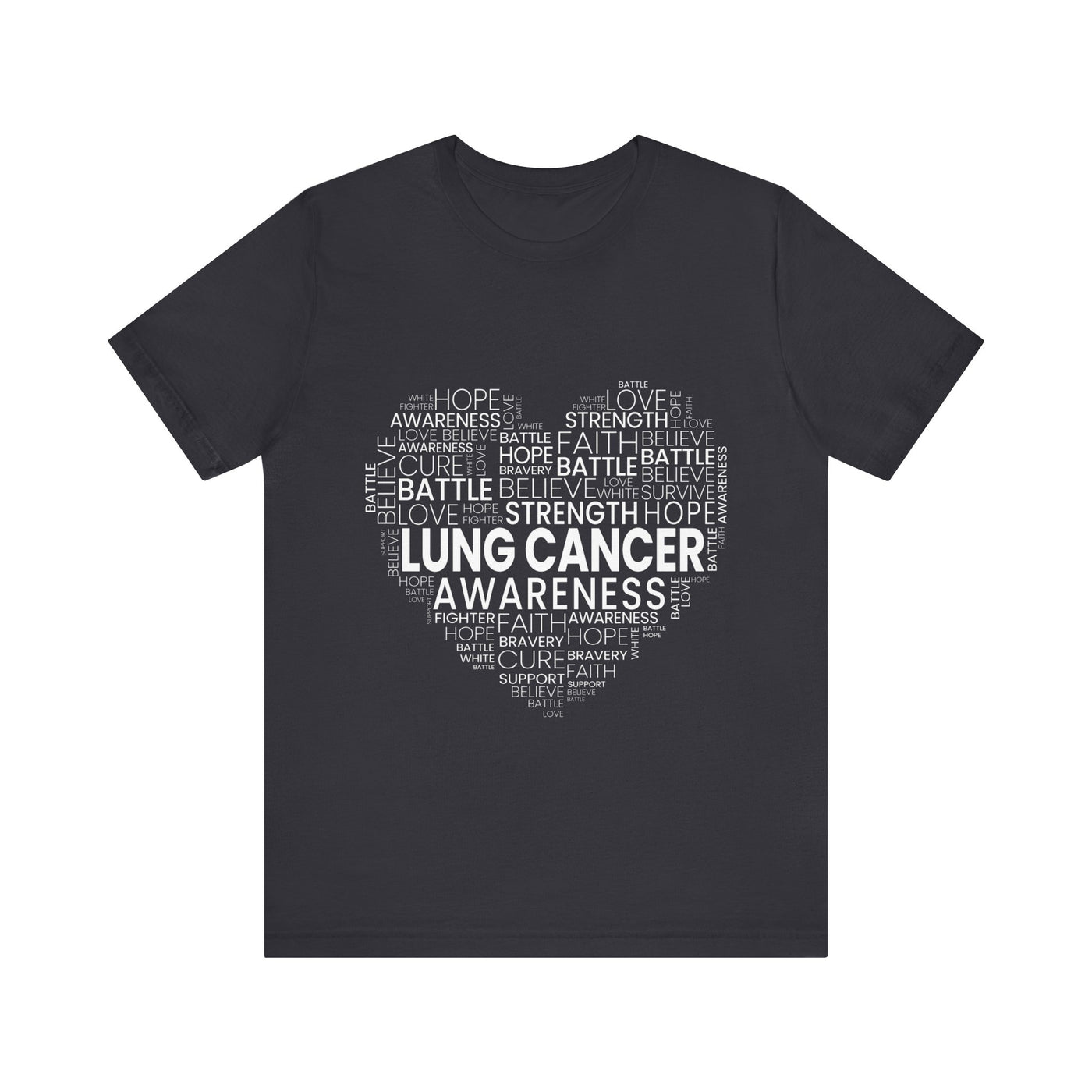 Lung Cancer Awareness Short Sleeve Tee