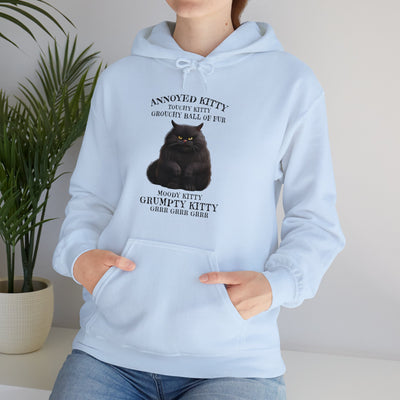 Annoyed Kitty Hooded Sweatshirt