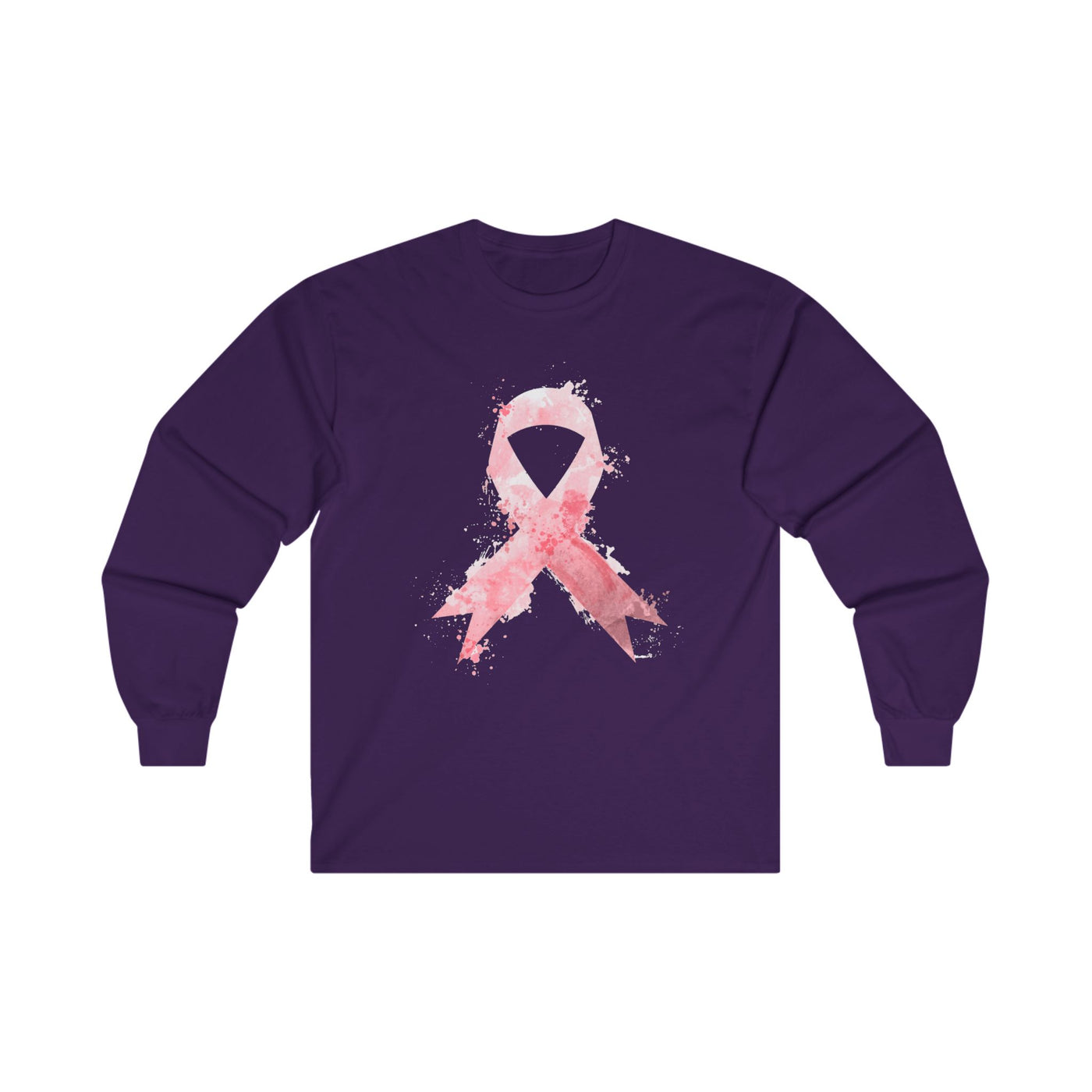 Hope Ribbon Long Sleeve Tee