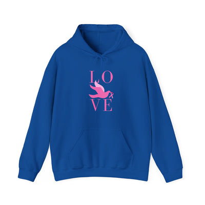 Pink Dove Hooded Sweatshirt