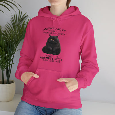 Annoyed Kitty Hooded Sweatshirt