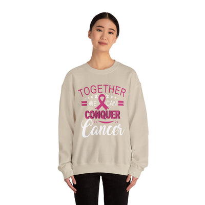 We Can Conquer Short Crewneck Sweatshirt