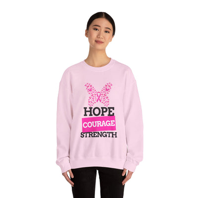 Hope.Courage.Strength Crewneck Sweatshirt