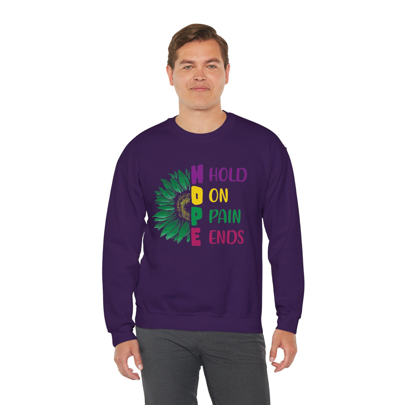 Hold-on Crewneck Sweatshirt