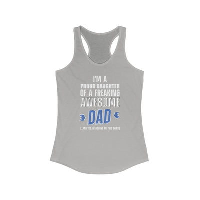 I'm proud daughter Racerback Tank