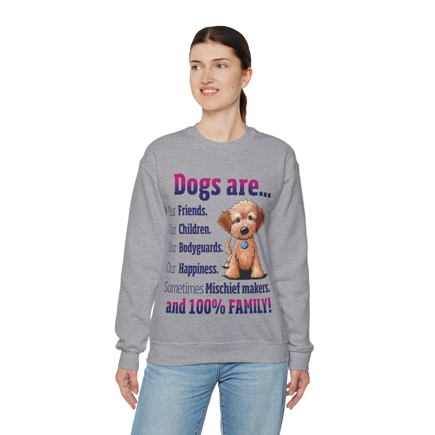 Dogs are Our Friends Crewneck Sweatshirt