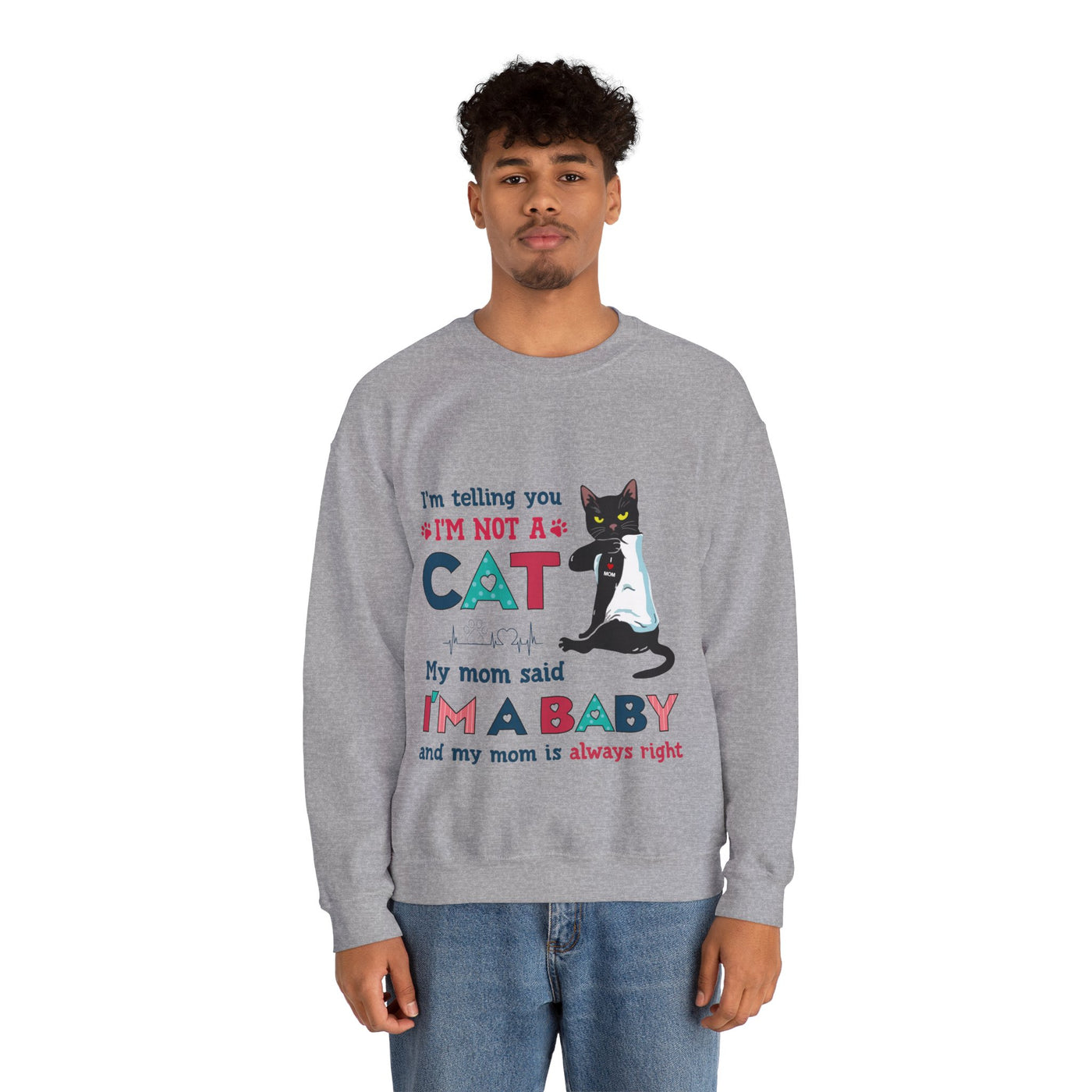 Cat Baby Crewneck Sweatshirt