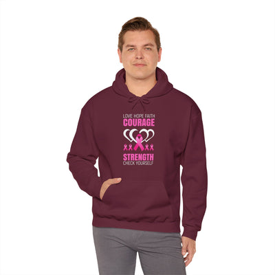 Love hope faith Hooded Sweatshirt