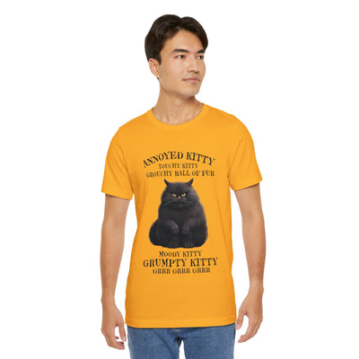 Annoyed Kitty Short Sleeve Tee