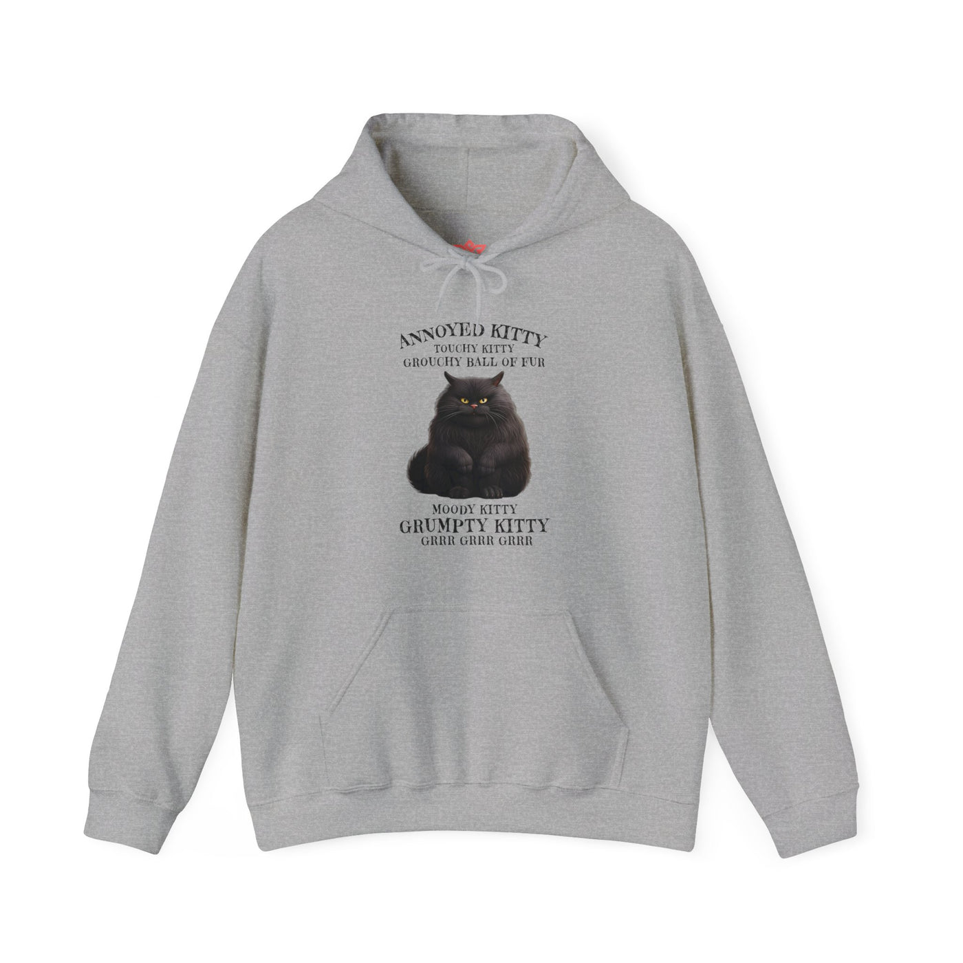 Annoyed Kitty Hooded Sweatshirt