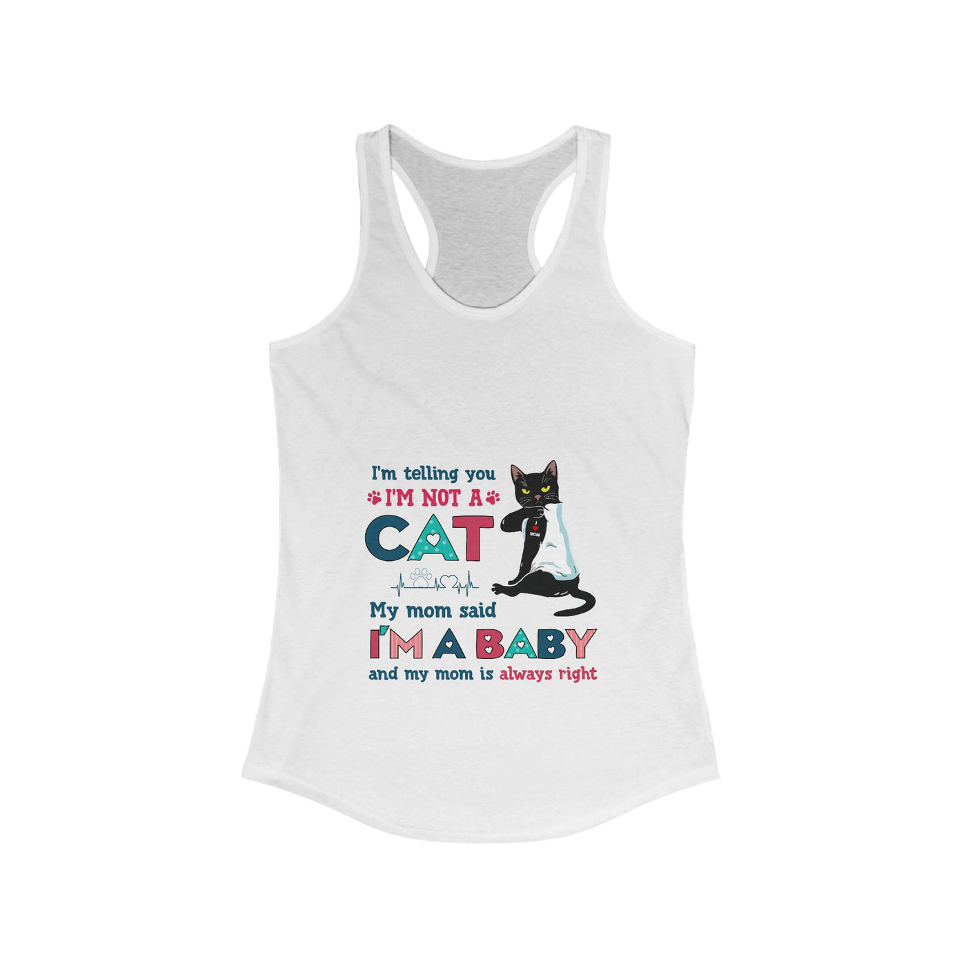 Cat Baby Racerback Tank