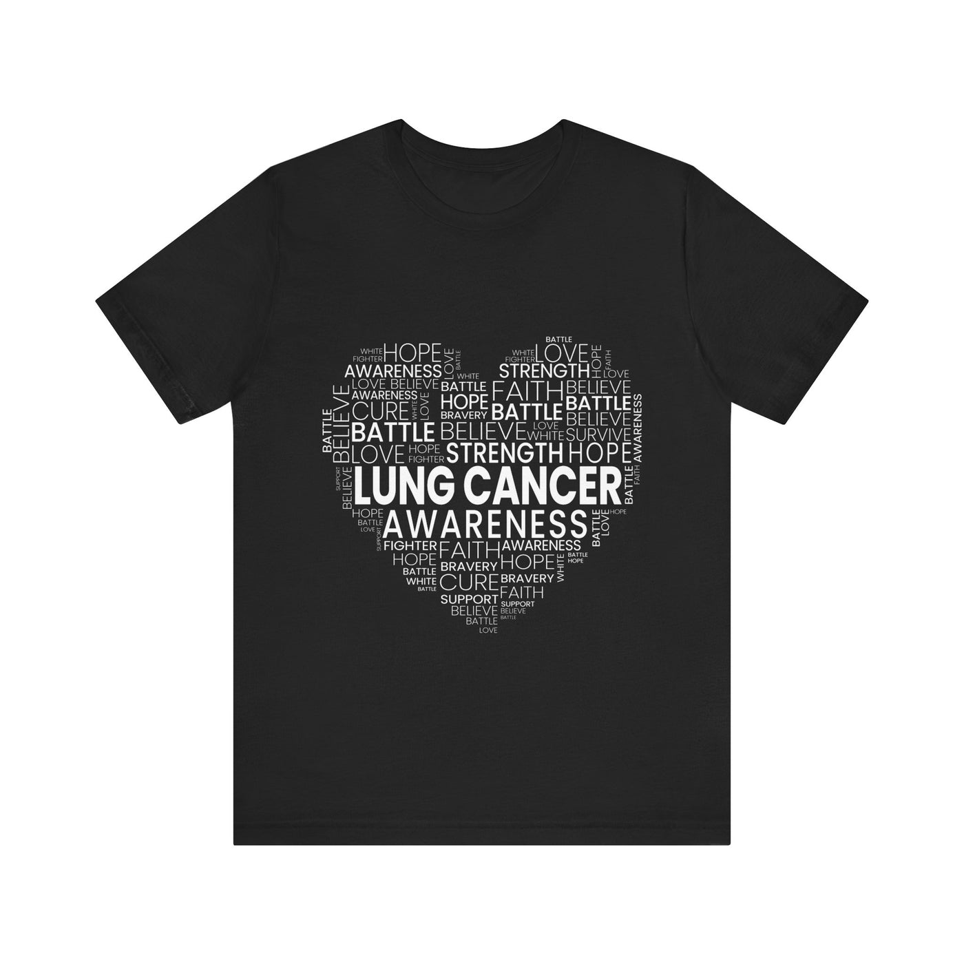 Lung Cancer Awareness Short Sleeve Tee