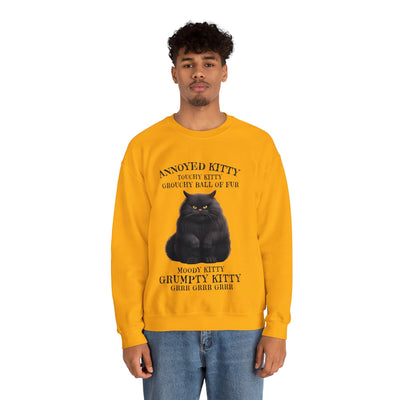 Annoyed Kitty Crewneck Sweatshirt