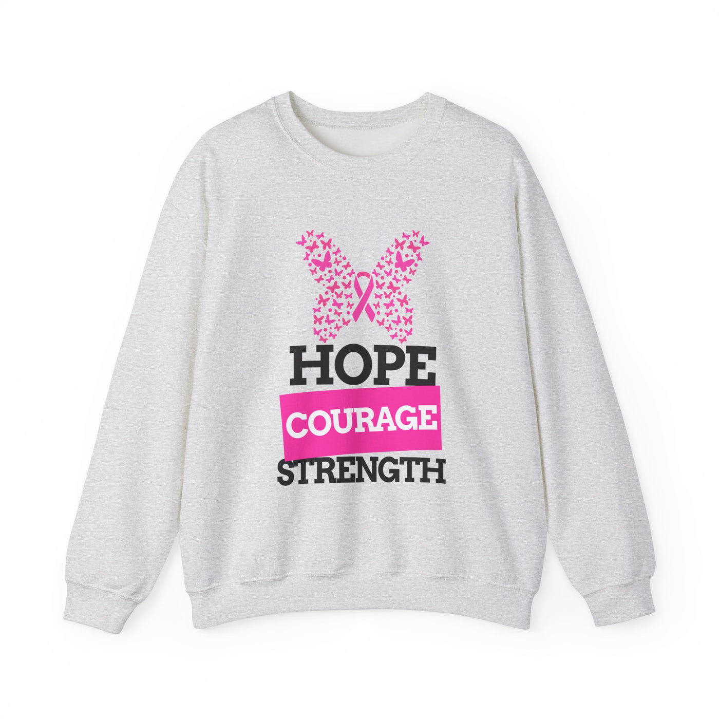 Hope.Courage.Strength Crewneck Sweatshirt