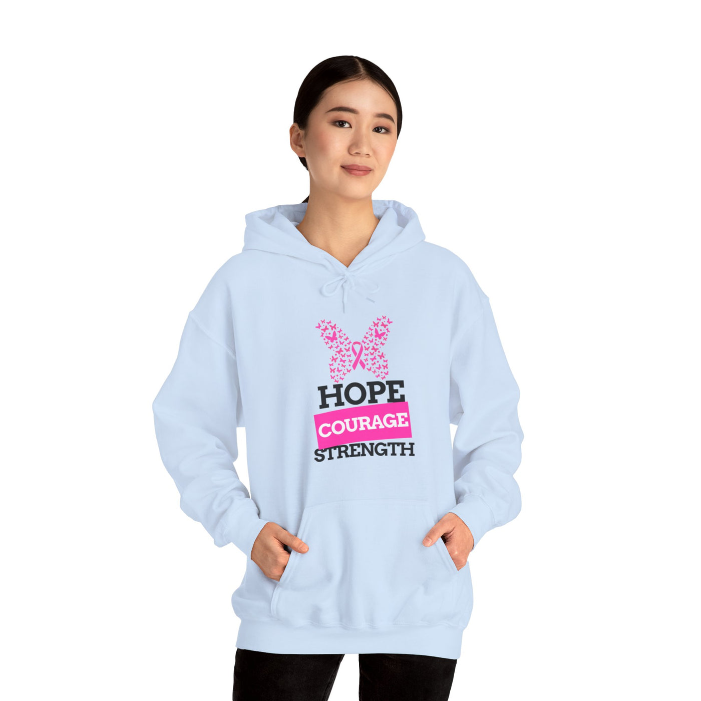 Hope.Courage.Strength Hooded Sweatshirt