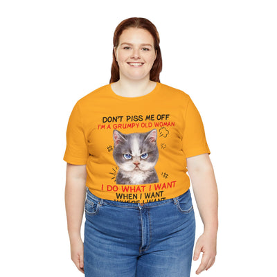 Angry Cat Short Sleeve Tee