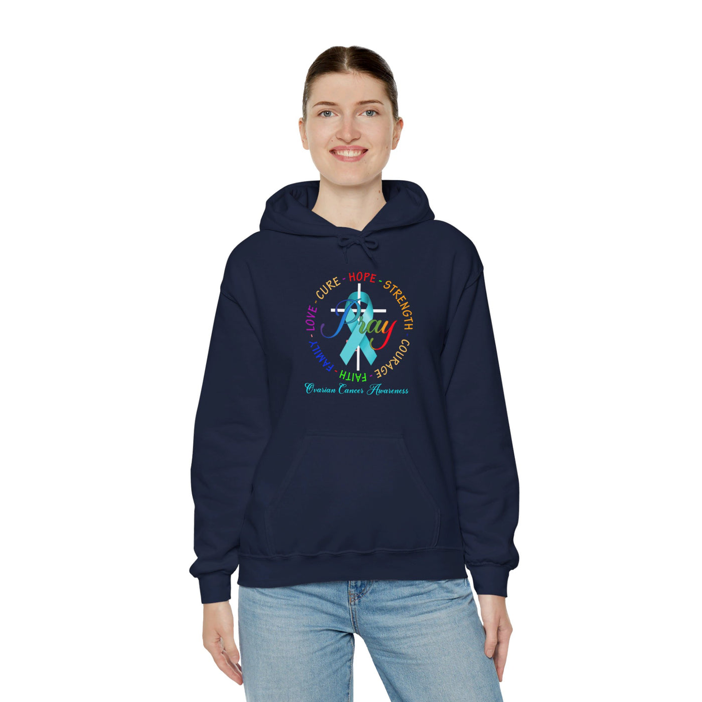 Ovarian Cancer Awareness Hooded Sweatshirt