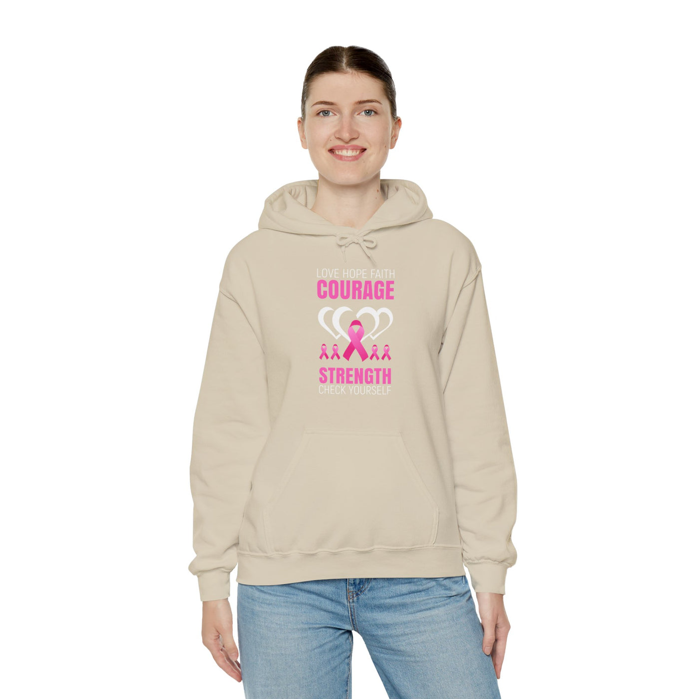 Love hope faith Hooded Sweatshirt