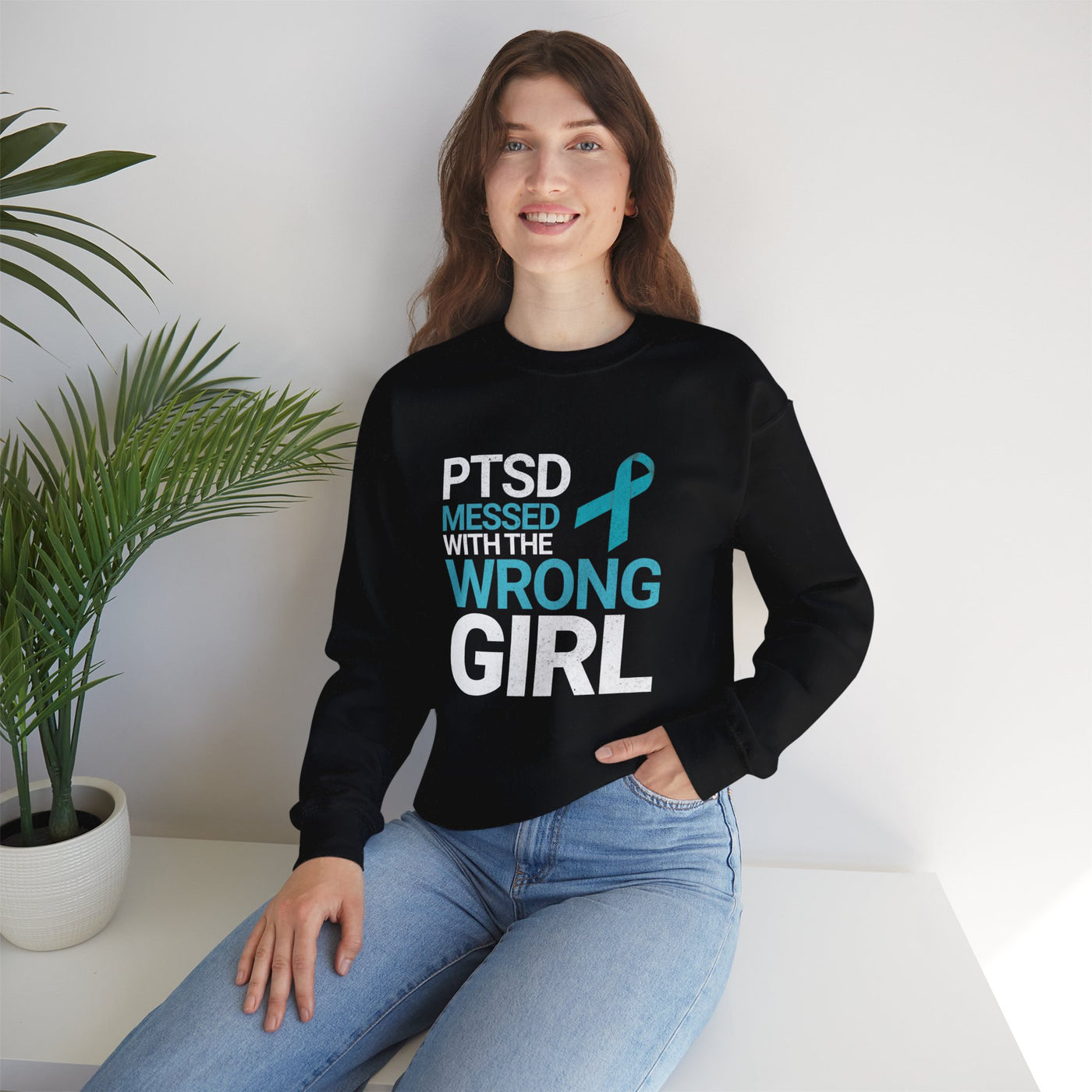 Wrong girl Crewneck Sweatshirt