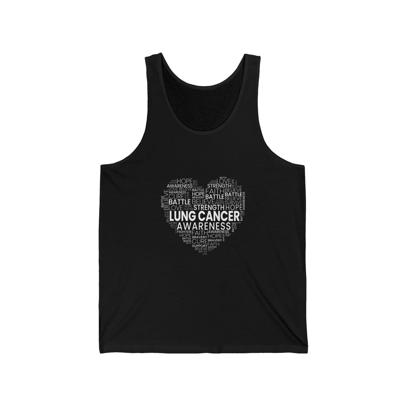 Lung Cancer Awareness Jersey Tank