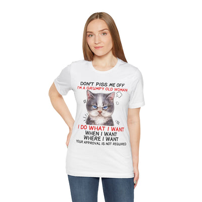 Angry Cat Short Sleeve Tee