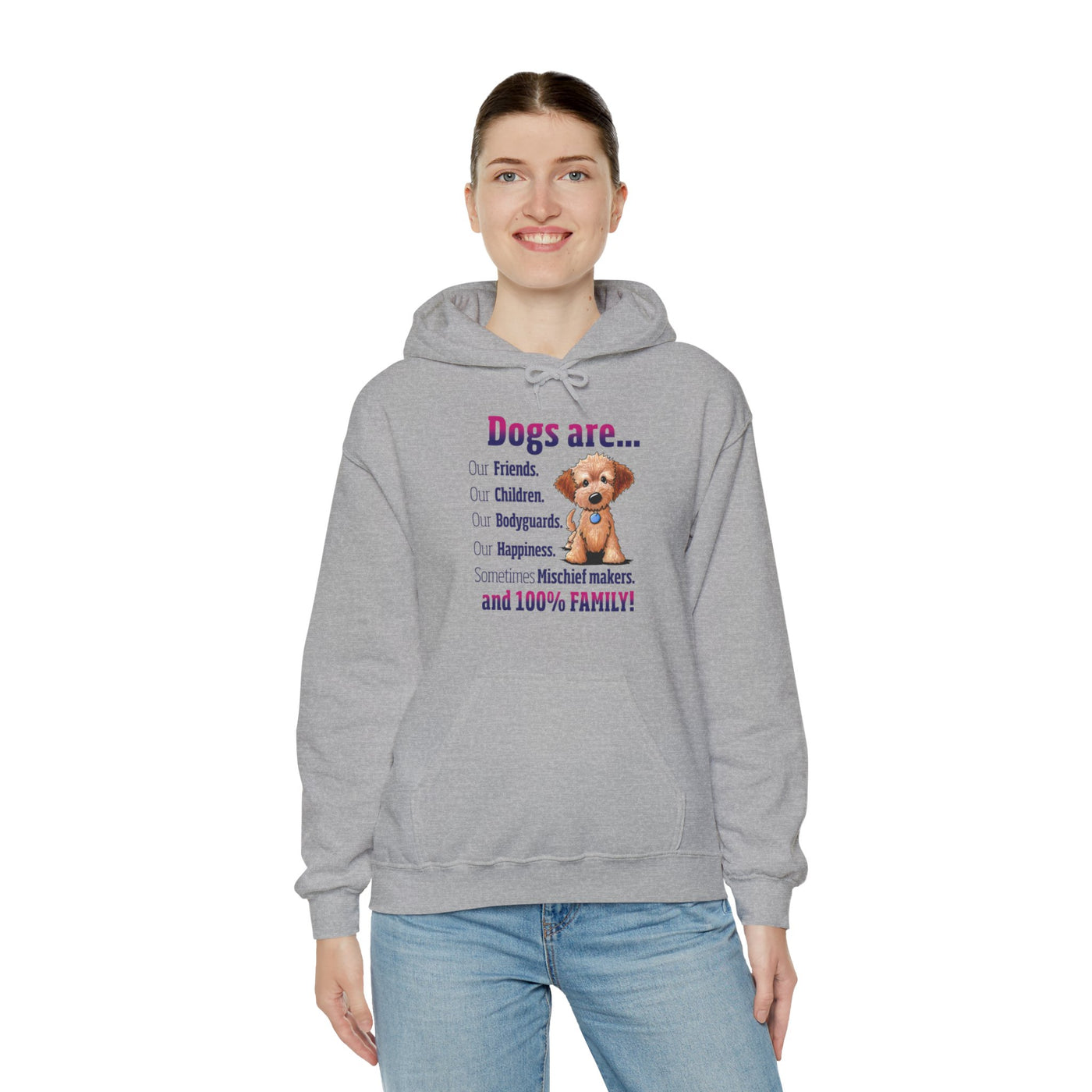 Dogs are Our Friends Hooded Sweatshirt