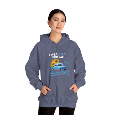 I Wear Teal For Me Hooded Sweatshirt