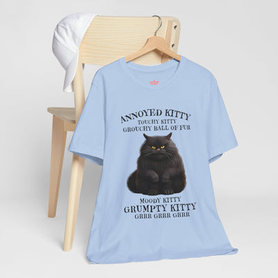 Annoyed Kitty Short Sleeve Tee