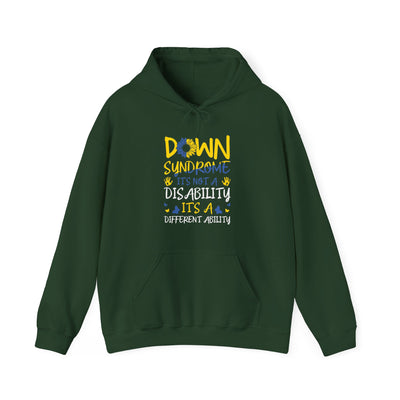 DOWN SUNDROME Hooded Sweatshirt