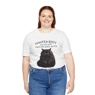 Annoyed Kitty Short Sleeve Tee