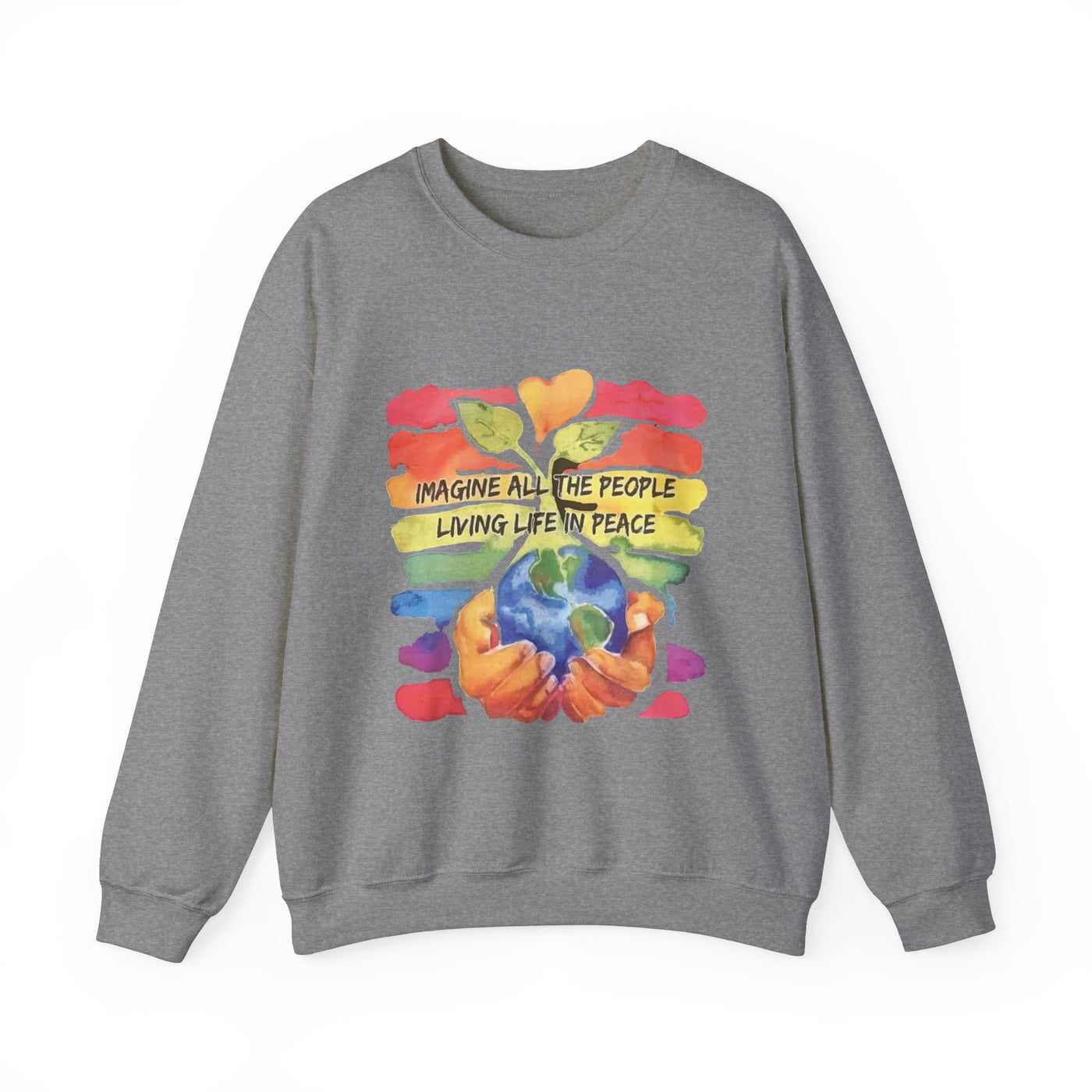 People living life in peace Crewneck Sweatshirt