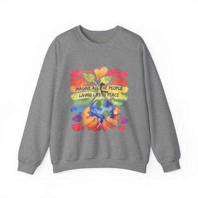 People living life in peace Crewneck Sweatshirt