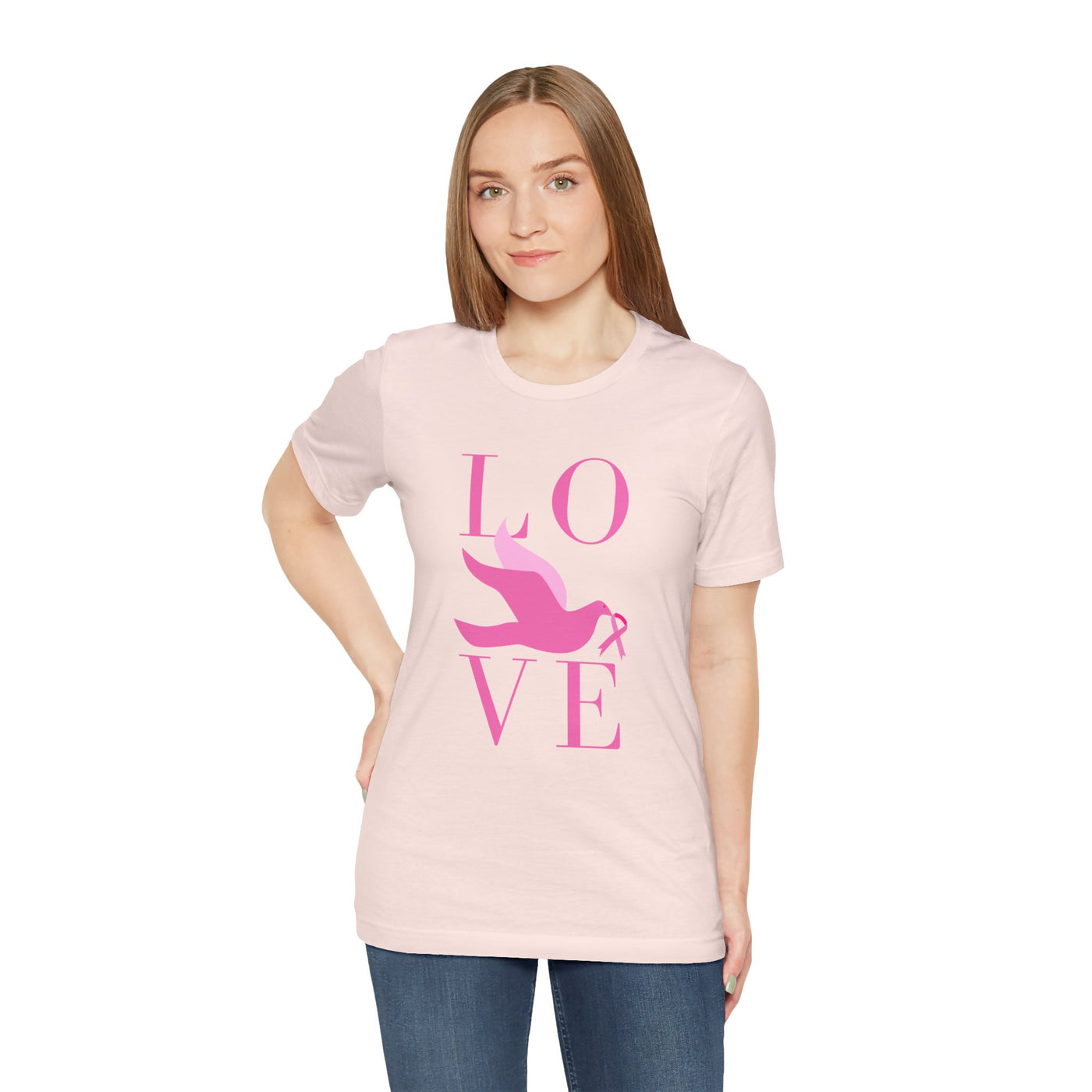 Pink Dove Short Sleeve Tee