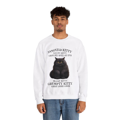 Annoyed Kitty Crewneck Sweatshirt