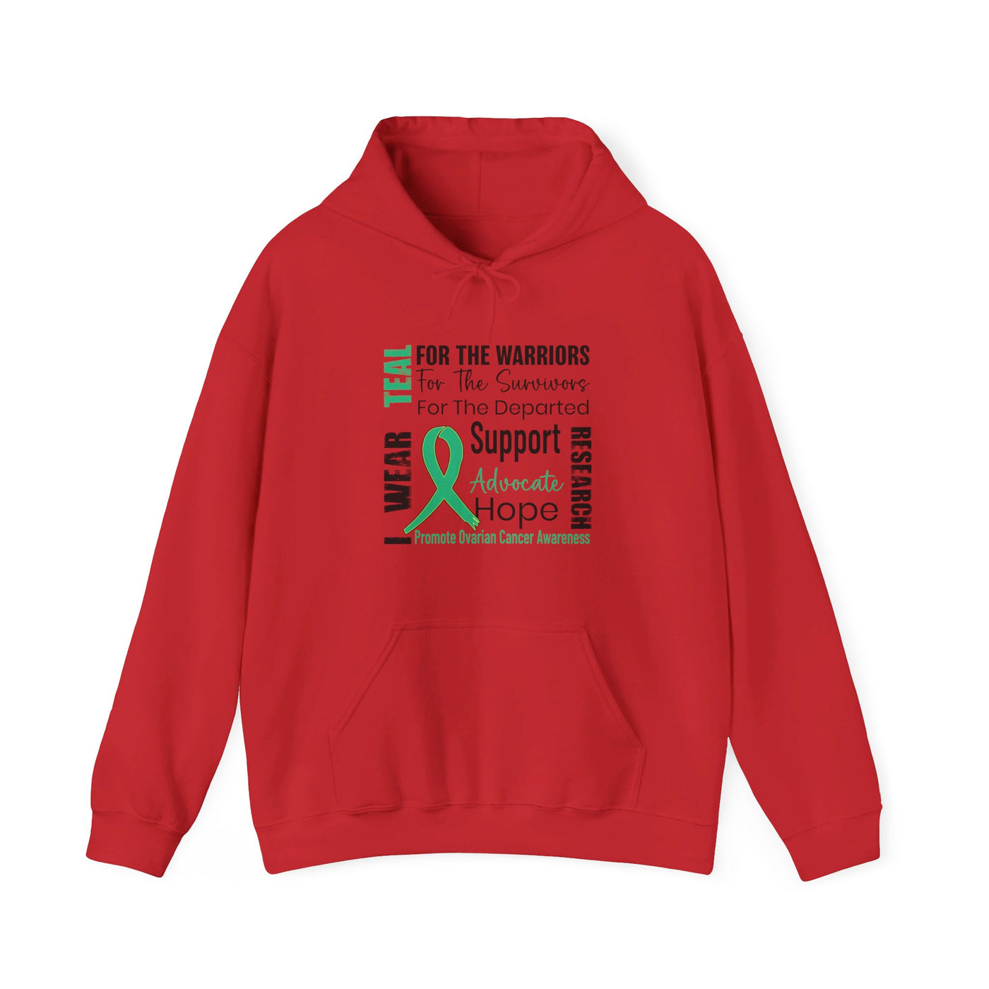 Ovarian Cancer Awarness Hooded Sweatshirt