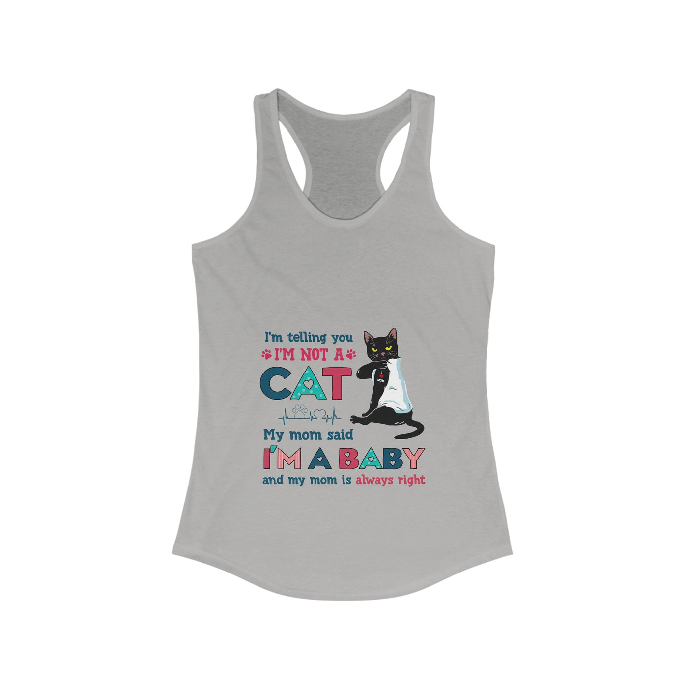 Cat Baby Racerback Tank