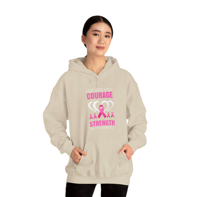 Love hope faith Hooded Sweatshirt