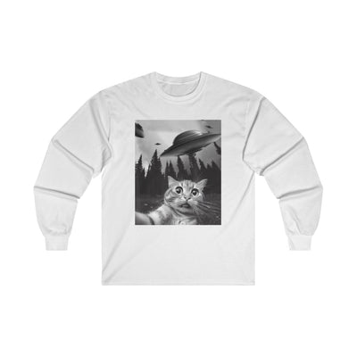 Cat Selfie Long Sleeve Tee