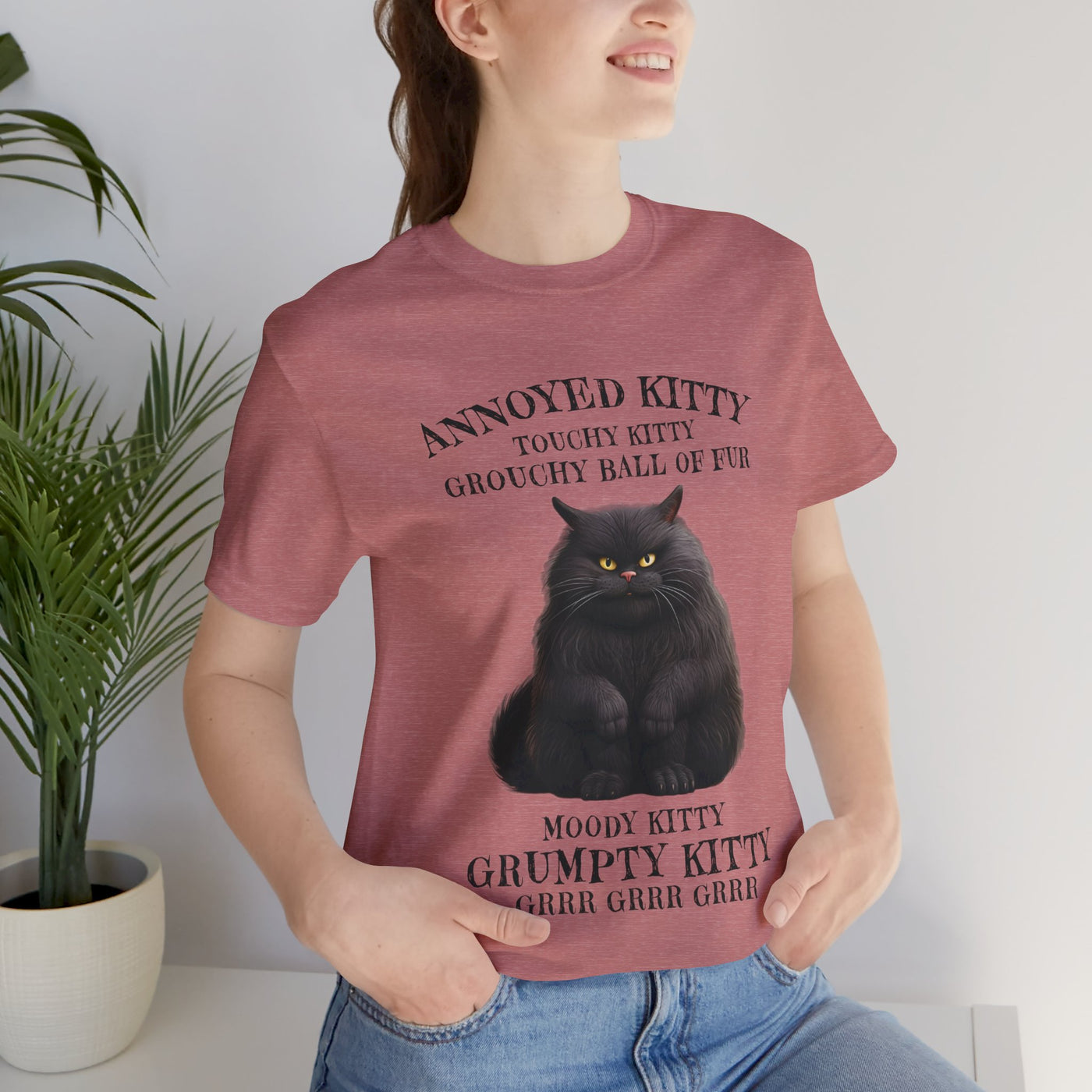 Annoyed Kitty Short Sleeve Tee