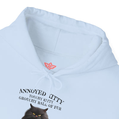 Annoyed Kitty Hooded Sweatshirt