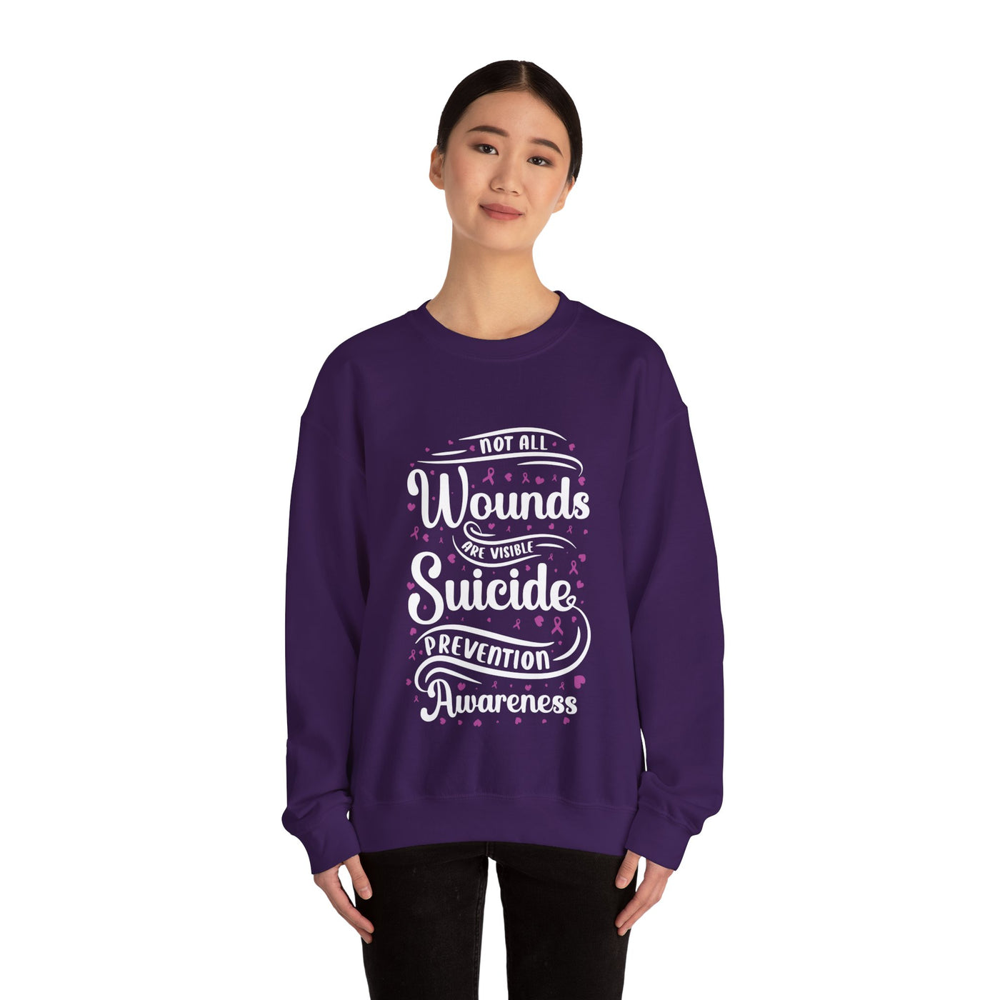 Suicide Prevention Awareness Crewneck Sweatshirt